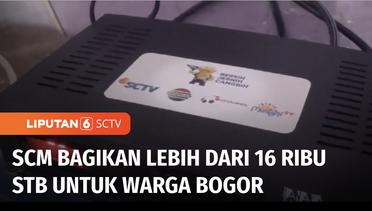 Dukung Migrasi Analog ke TV Digital, SCM Bagikan Lebih dari 16 Ribu STB di Bogor | Liputan 6