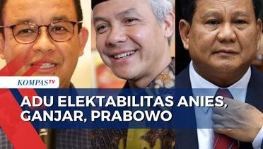 Adu Elektabilitas Anies Baswedan, Ganjar Pranowo dan Prabowo Subianto Sebagai Bakal Capres 2024