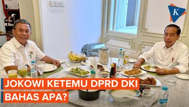 Momen Presiden Makan Siang Bareng Ketua DPRD DKI Jakarta, Ada Apa?