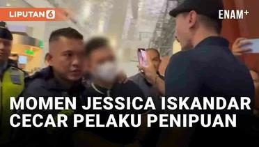 Momen Jessica Iskandar Cecar Pelaku Penipuan Usai Tiba di Bandara Soetta