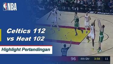 NBA I Cuplikan Pertandingan : Celtics 112 vs Heat 102