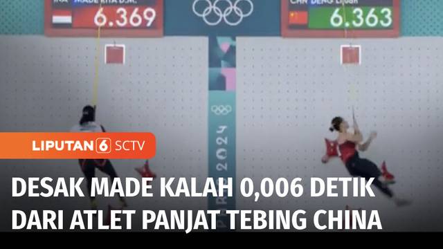 Atlet Panjat Tebing Rajiah Sallsabillah Gagal Tambah Medali Perunggu | Liputan 6