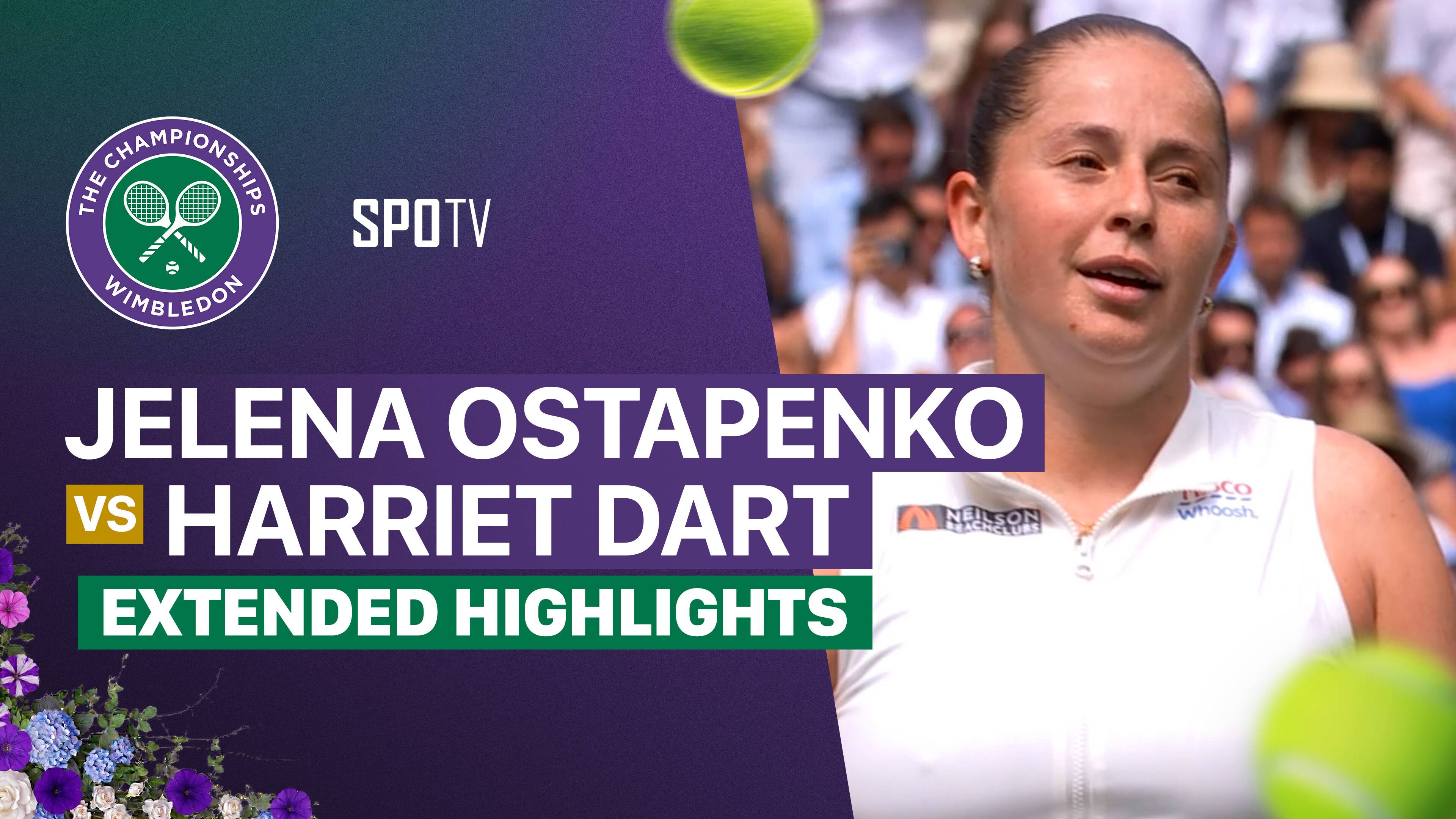 Jelena Ostapenko vs Harriet Dart - Ladies' Singles First Round | Wimbledon 2026