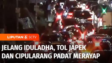 Jelang Iduladha, Tol Japek dan Cipularang Dipadati Kendaraan dari Jakarta | Liputan 6