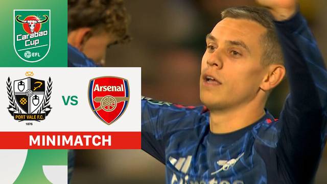 Port Vale vs Arsenal - Mini Match | Carabao Cup 2025/26