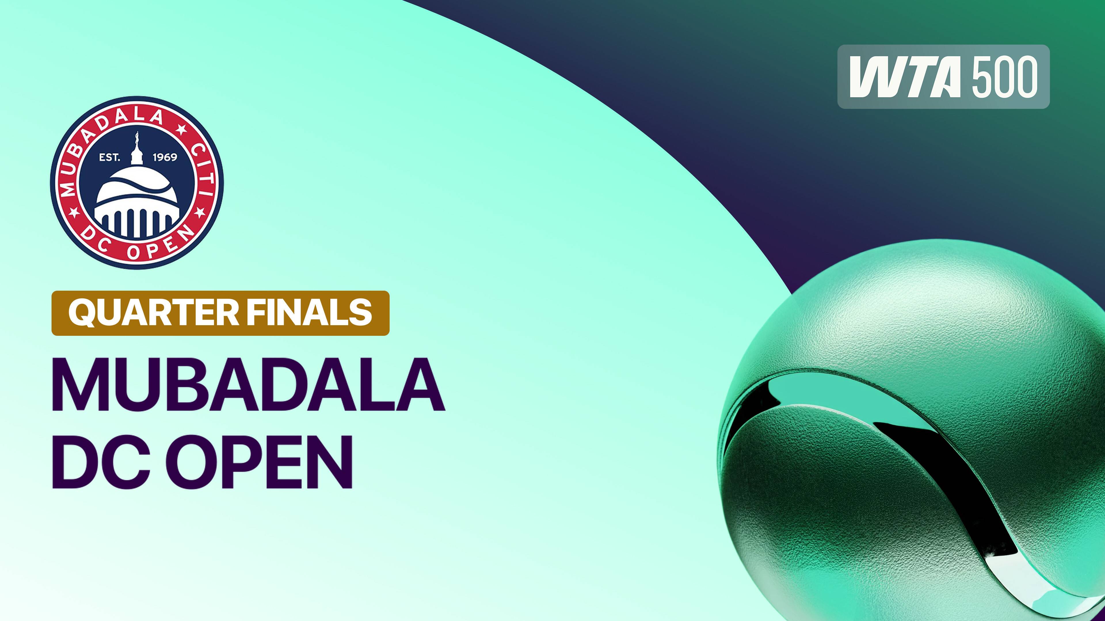 Quarter Finals - WTA 500: Mubadala DC Open 2026