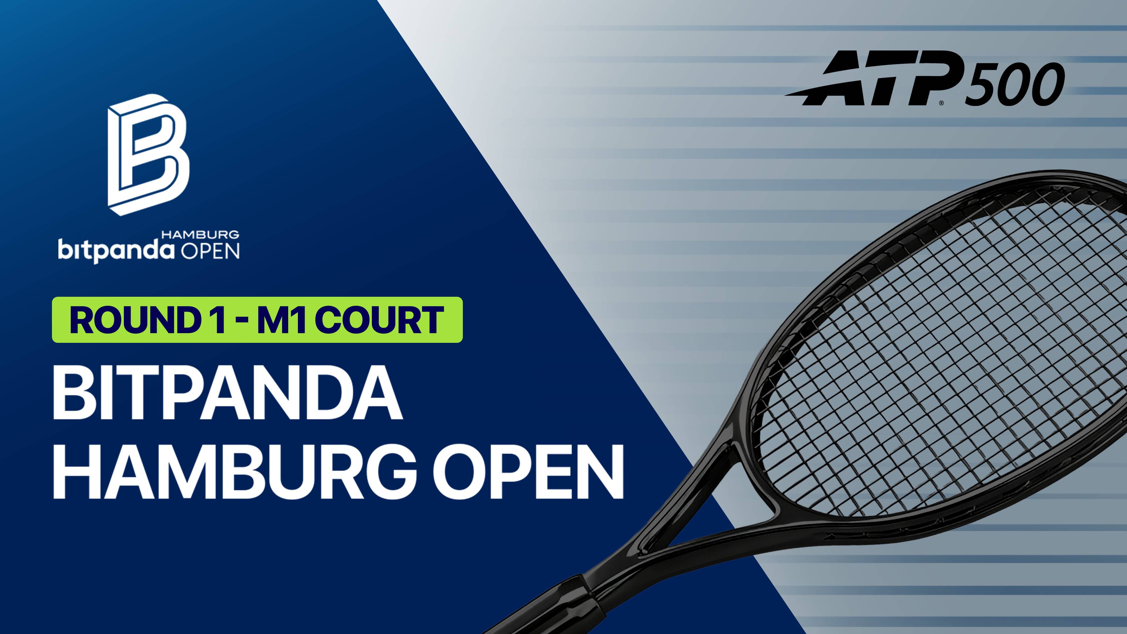 Daniel Altmaier vs Rinky Hijikata - Round 1 (M1 Court) | ATP 500: bitpanda Hamburg Open 2026