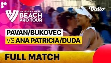 Full Match | Round of 12 Pavan/Bukovec (CAN) vs Ana Patricia/Duda (BRA) | Beach Pro Tour Elite 16 Doha, Qatar 2023