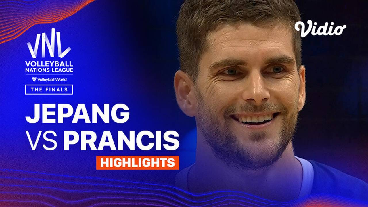 Final Jepang vs Prancis Highlights Men's Volleyball Nations League 2024 Vidio
