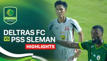 Deltras FC vs PSS Sleman - Highlight | Pegadaian Championship 2025/26