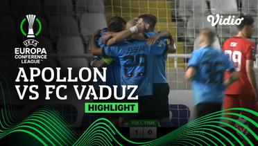 Highlights - Apollon vs FC Vaduz | UEFA Europa Conference League 2022/23