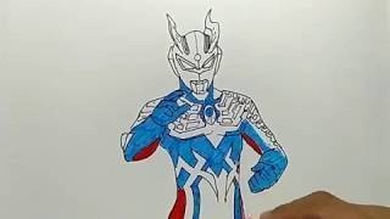 Cara Menggambar Ultraman Zero Dengan Mudah Vidio