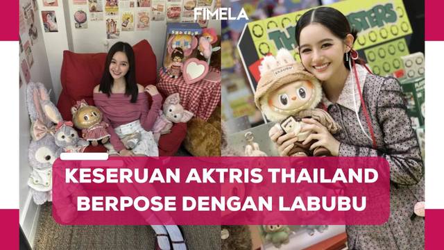 Aktris Thailand Rattanawadee Berpose dengan Labubu, dari Gantungan Tas hingga Giant Doll