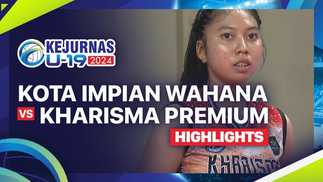 Putri: Kota Impian Wahana vs Kharisma Premium - Babak 8 Besar - Highlights | Kejurnas Bola Voli Antarklub U-19 2024