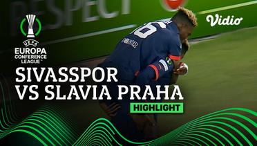 Highlights - Sivasspor vs Slavia Praha | UEFA Europa Conference League 2022/23