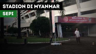 Sepinya Stadion di Myanmar saat Timnas Indonesia U-19 Vs Brunei Darussalam