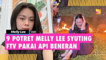 9 Potret Melly Lee Saat Syuting FTV Perankan Anak Durhaka, Pakai Api Beneran - Totalitas Abis!