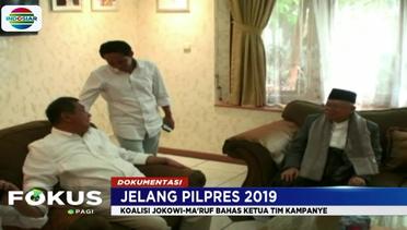Tim Kampanye Jokowi-Ma'ruf Amin Gelar Rapat di Posko Pemenangan Rumah Cemara - Fokus Pagi