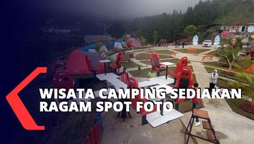 Wisata Camping Diatas Bukit Sediakan Ragam Spot Foto