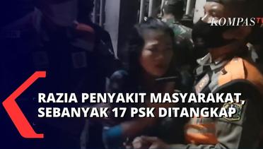 Razia Penyakit Masyarakat, Satpol PP dan TNI-Polri Tangkap 17 PSK di Kawasan Jakarta Pusat