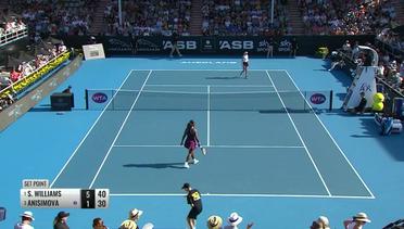 Match Highlight | Serena Williams 2 vs 0 Amanda Anisimova | WTA Auckland International 2020