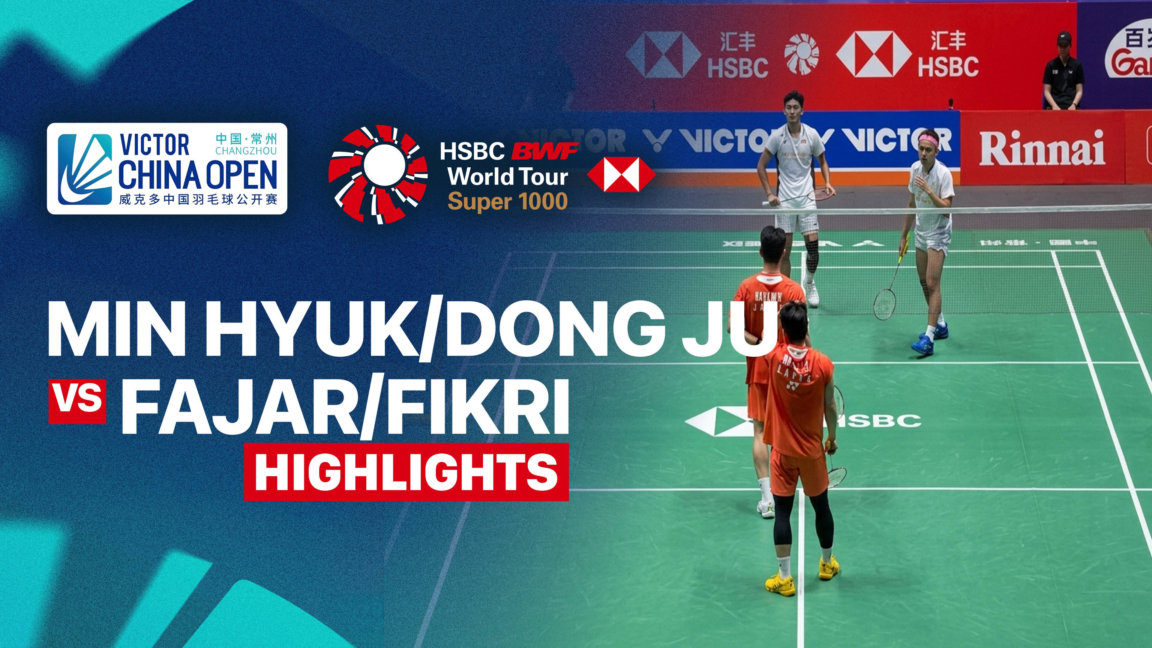 Kang Min Hyuk/Ki Dong Ju (KOR) vs Fajar Alfian/Muhammad Shohibul Fikri (INA) - Men's Doubles Quarterfinals | VICTOR China Open 2026