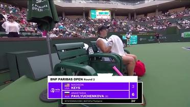 Match Highlights | Anastasia Pavyluchenkova 2 vs 0 Madison Keys | BNP Paribas Open 2021
