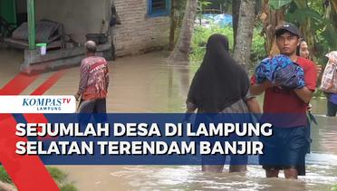 Hujan Deras, Sejumlah Desa di Lampung Selatan Terendam Banjir