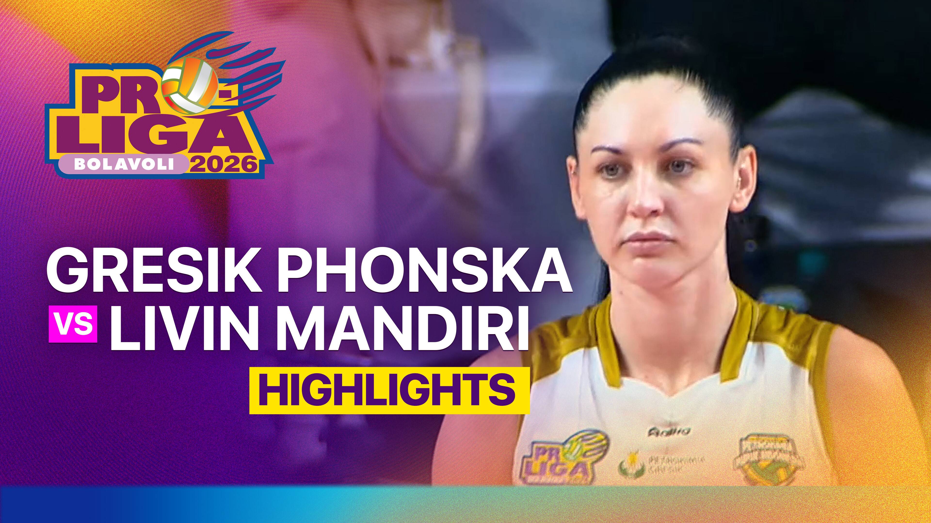 Gresik Petrokimia Pupuk Indonesia vs Jakarta Livin Mandiri