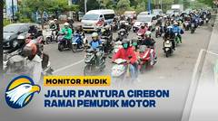 Jalur Pantura Cirebon Ramai Pemudik Motor