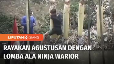 Seru! Sambut HUT RI ke-77, Ninja Warior ala Jombang Meriahkan Agustusan | Liputan 6