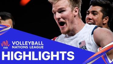 Match Highlight | VNL MEN'S - Germany 0 vs 3 USA | Volleyball Nations League 2021
