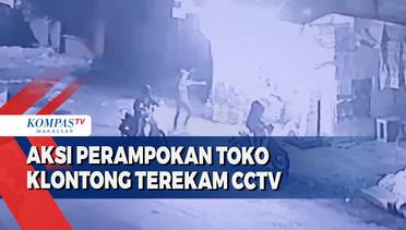 Aksi Perampokan Toko Klontong Terekam CCTV