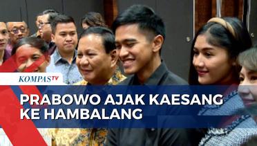 Ketemu Kaesang di Perayaan Ulang Tahun Luhut, Prabowo: Kapan ke Hambalang?