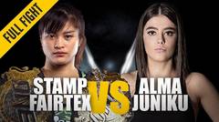 Stamp Fairtex vs. Alma Juniku | ONE Full Fight | Thrilling Muay Thai Duel | June 2019