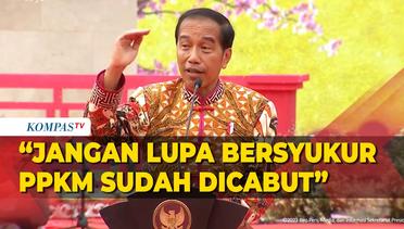 Hadiri Perayaan Imlek, Jokowi Ingatkan Masyarakat Jangan Lupa Bersyukur PPKM Sudah Dicabut