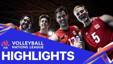 Match Highlight | VNL MEN'S - Bulgaria 0 vs 3 USA | Volleyball Nations League 2021