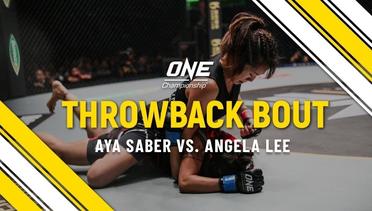 Aya Saber vs. Angela Lee - ONE Full Fight - Throwback Bout