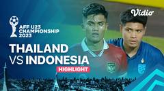 Highlights - Thailand vs Indonesia | AFF U-23 Championship 2023