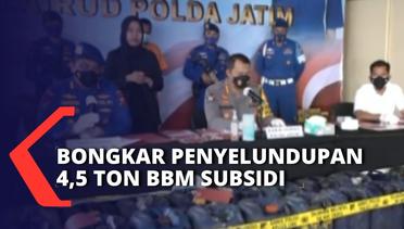 Polda Jawa Timur Bongkar Penyelundupan 4,5 Ton BBM Subsidi yang Dijual Kembali dengan Harga Mahal