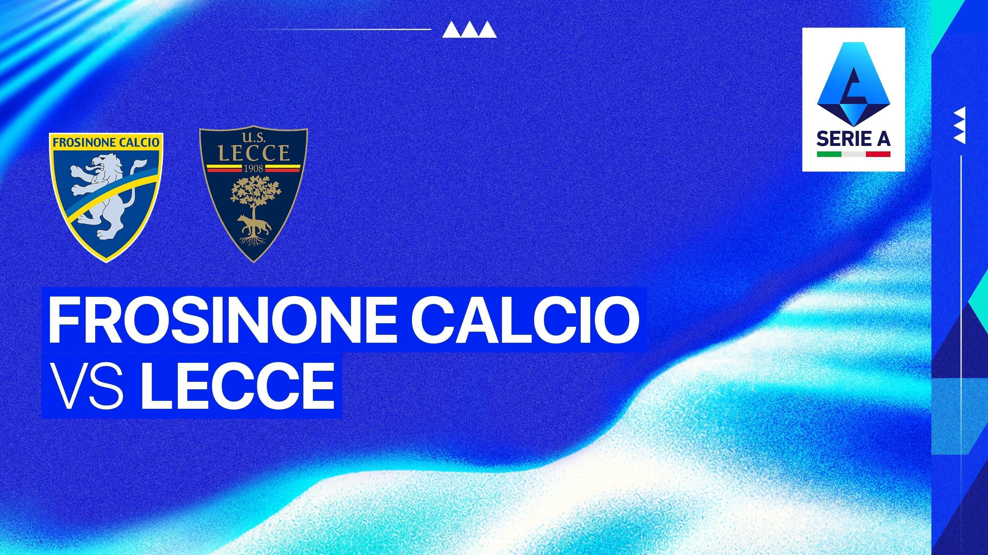 Frosinone Calcio vs Lecce