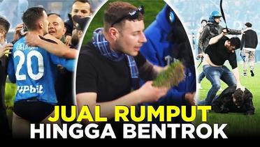 MOMEN PERAYAAN JUARA NAPOLI BENTROK HINGGA NYARIS BERUJUNG TRAGEDI