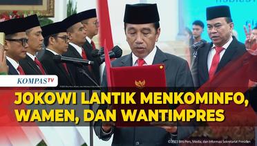 [FULL] Jokowi Lantik Menkominfo, 5 Wamen, dan Wantimpres di Istana Negara