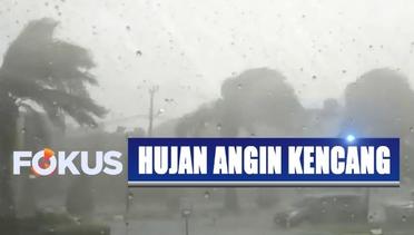Video Amatir Warga Rekam Kengerian Hujan Disertai Angin Kencang di Bogor - Fokus Pagi