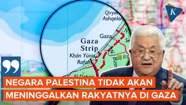 Abbas Bersumpah Lawan Rencana Israel Pisahkan Gaza dari Palestina