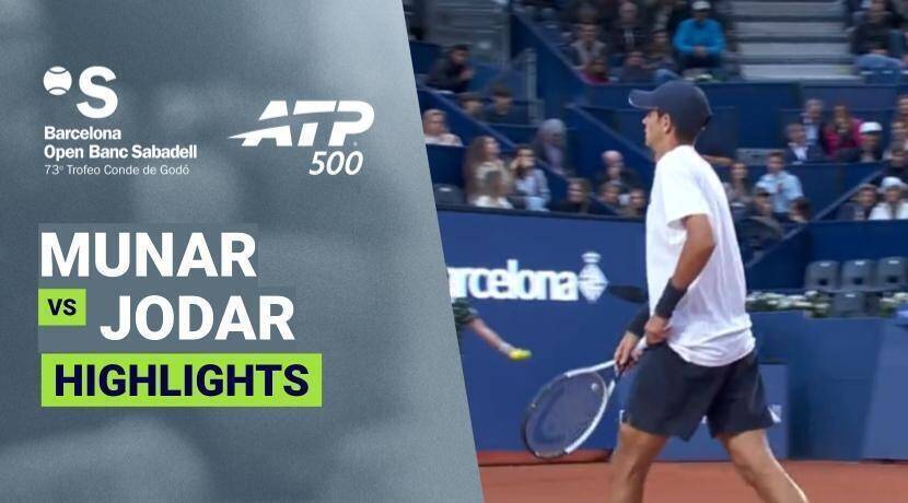 Jaume Munar vs Rafael Jodar - Round 1 | ATP 500: Barcelona Open Banc Sabadell 2026