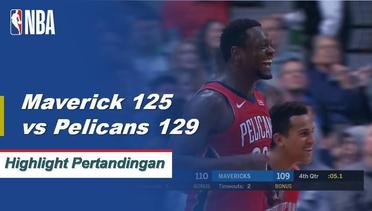 NBA I Cuplikan Pertandingan : Pelicans 129 vs Mavericks 125
