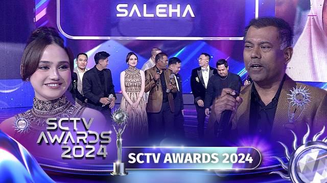 Sinetron Saleha Raih Kategori Sinetron Paling Ngetop 2024 SCTV Awards 2024 | SCTV Awards 2024