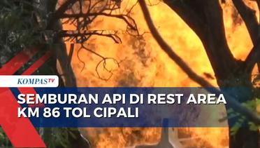 Warga Subang Dihebohkan dengan Semburan Api di SPBU Rest Area KM 86 Tol Cipali!
