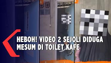 Heboh !  Video Pasangan Muda Mudi Diduga Mesum di Toilet Kafe Madiun
